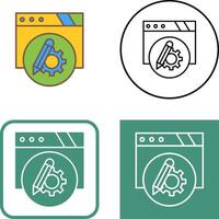 Setting Icon Design vector