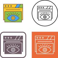 Eye Icon Design vector