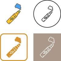 Electronic Cigarette Icon Design vector