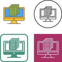 Document Icon Design vector