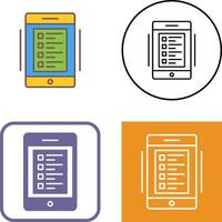 Online Test Icon Design vector