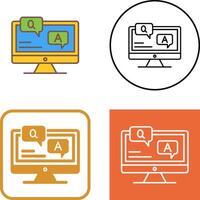 Faq Icon Design vector