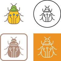 Bug Icon Design vector