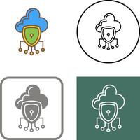 Data Protection Icon Design vector