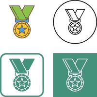 diseño de icono de medalla vector