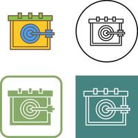 Target Icon Design vector