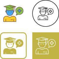 Medicine Faculty Icon Design vector