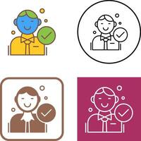 Hire Icon Design vector