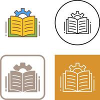 Open Book Icon Design vector