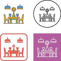 Table Icon Design vector