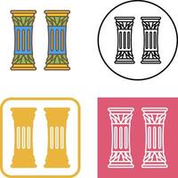 Column Icon Design vector