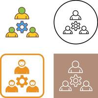 Teamwork Icon Design vector