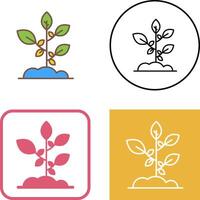 Sprout Icon Design vector