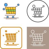 Trolley Icon Design vector