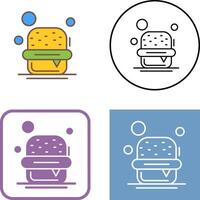 diseño de icono de hamburguesa vector