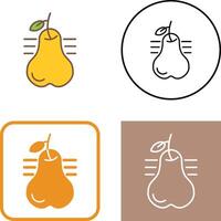 Pear Icon Design vector