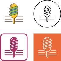 Popsicle Icon Design vector