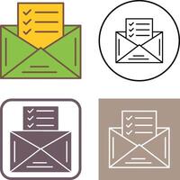 Check List Icon Design vector