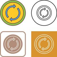 Loop Icon Design vector