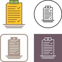 Check List Icon Design vector