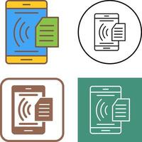 Smart Phone Icon Design vector