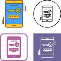 One Time Password Icon Design vector