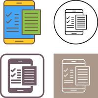 Check List Icon Design vector