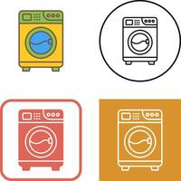 Washing Machine Icon Design vector