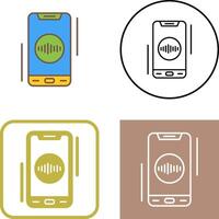 Recorder Icon Design vector