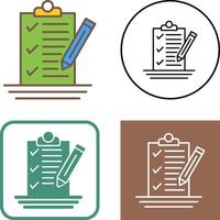 Check List Icon Design vector