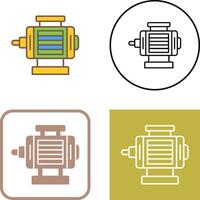 ELectric Motor Icon Design vector