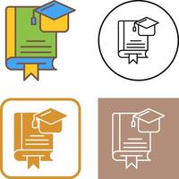 Graduation Icon Design vector