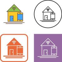 Home Automation Icon Design vector