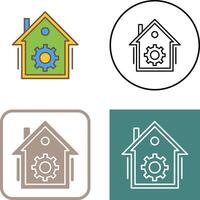 Home Automation Icon Design vector