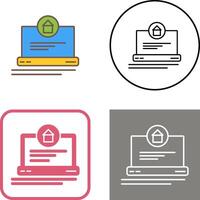 Laptop Icon Design vector