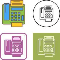 fax Machine Icon Design vector