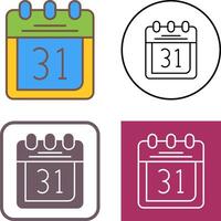 Calendar Icon Design vector