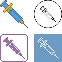 Injection Icon Design vector