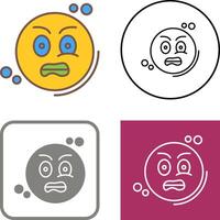 Grimacing Icon Design vector