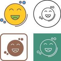Happiness Icon Design vector