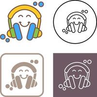 Headphones Icon Design vector