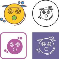 Dizzy Icon Design vector