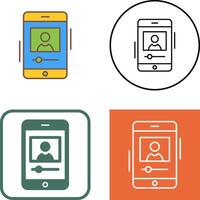 log Icon Design vector