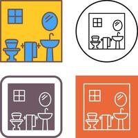 Bathroom Icon Design vector