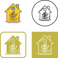 Plant Icon Design vector