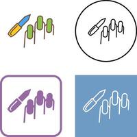 Manicure Icon Design vector