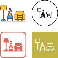 Living Room Icon Design vector