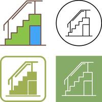 diseño de icono de escaleras vector