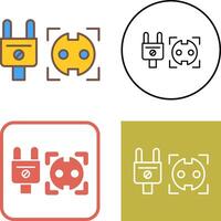 Socket Icon Design vector