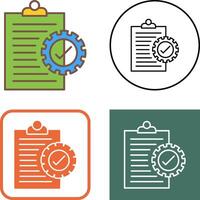 Check List Icon Design vector